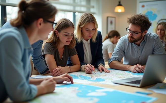 Tým Czech Destination Services při plánování zážitkové trasy